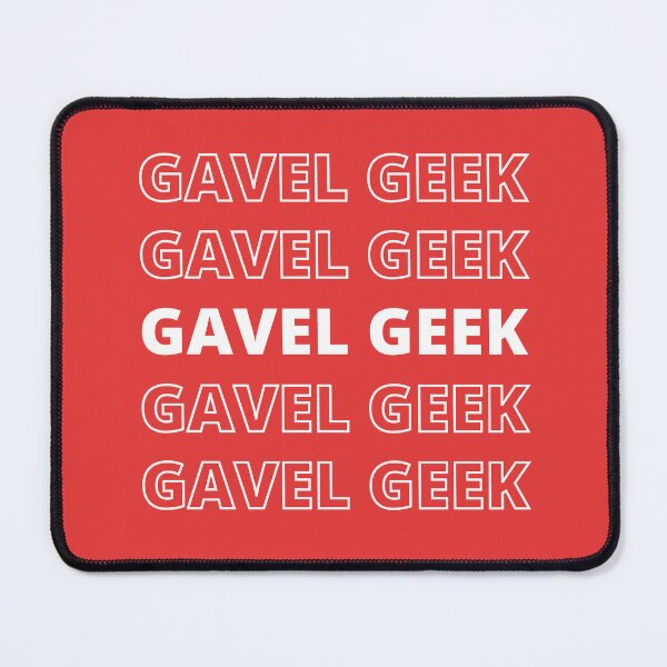 Item preview, Gavel Geek – Funny Law & True Crime Courtroom Design designed and sold by CloverBend.