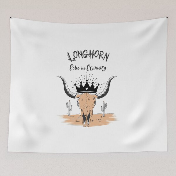 Item preview, Sun-Bleached Horns Reign Silent Over the Desert” designed and sold by GGNorth2.