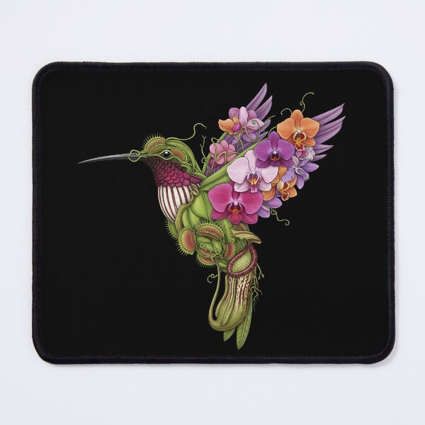 Item preview, Floral Hummingbird – Botanical Illustration in Organic Style designed and sold by AV.