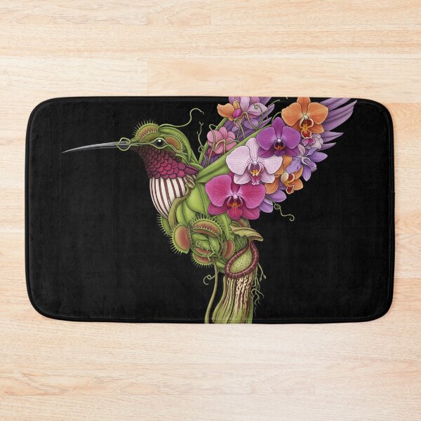 Item preview, Floral Hummingbird – Botanical Illustration in Organic Style designed and sold by AV.