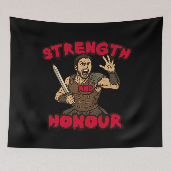 Item preview, Strength and Honour Gladiator Comic Style designed and sold by UNK-Fatigues.