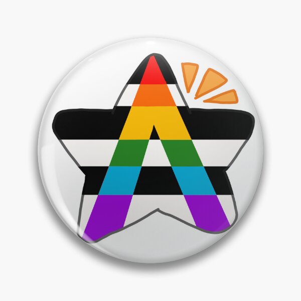 Item preview, Straight ally pride star! designed and sold by SeraphStickers.