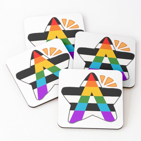 Item preview, Straight ally pride star! designed and sold by SeraphStickers.