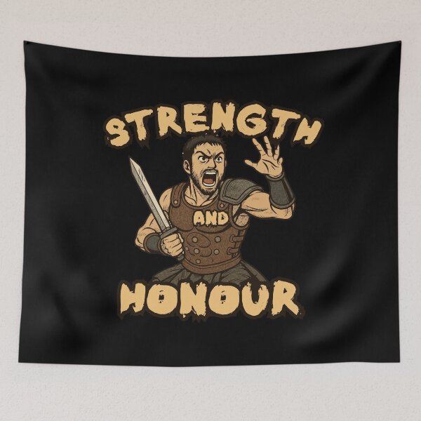 Item preview, Strength and Honour Gladiator Comic Style designed and sold by UNK-Fatigues.