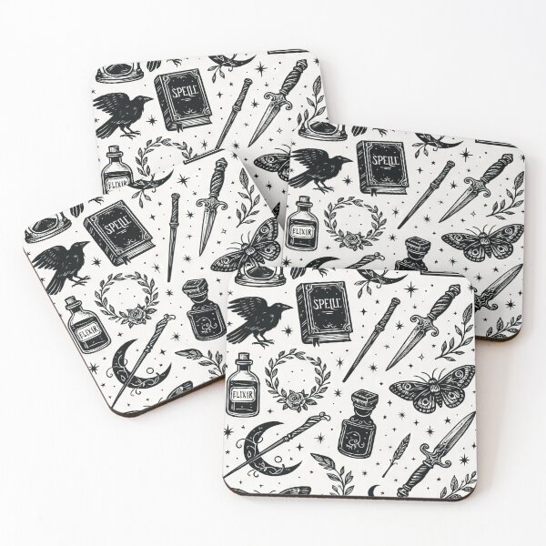 Item preview, Dark Academia Monochrome Witchy in black and white designed and sold by scicilysimonee.