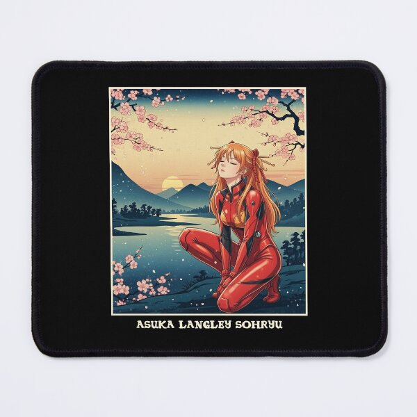 Item preview, Asuka Langley Sohryu Japanese Design designed and sold by MadShroomPrints.