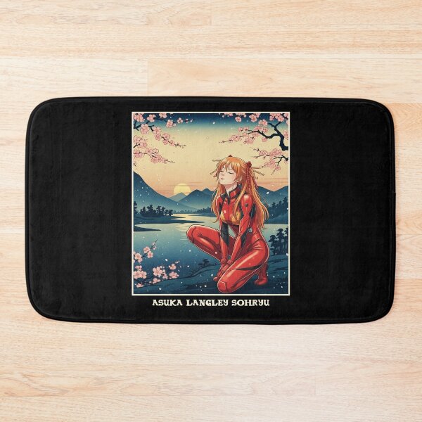 Item preview, Asuka Langley Sohryu Japanese Design designed and sold by MadShroomPrints.