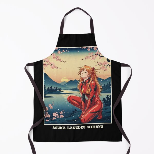 Item preview, Asuka Langley Sohryu Japanese Design designed and sold by MadShroomPrints.