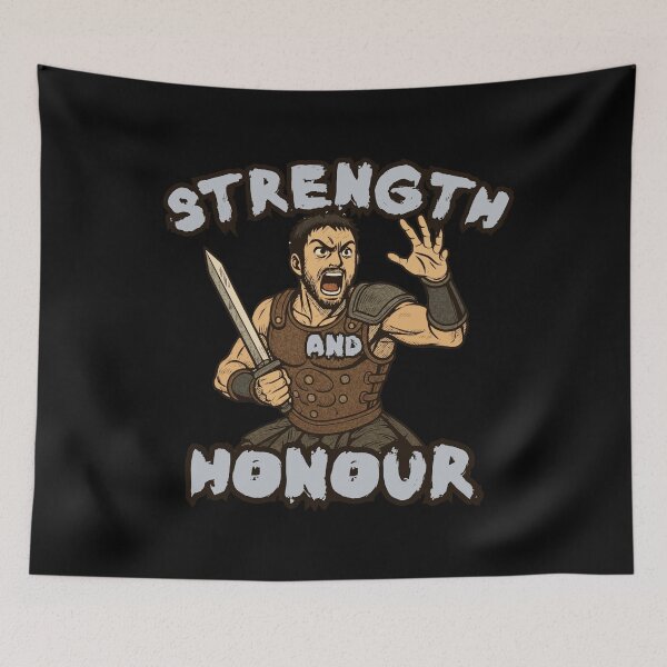 Item preview, Strength and Honour Gladiator Comic Style designed and sold by UNK-Fatigues.
