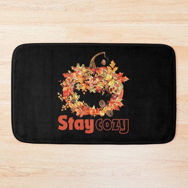 Item preview, Stay Cozy Pumpkin Watercolor | Fall Hygge Pumpkin Spice Illustration designed and sold by Ela-graphicwiz.