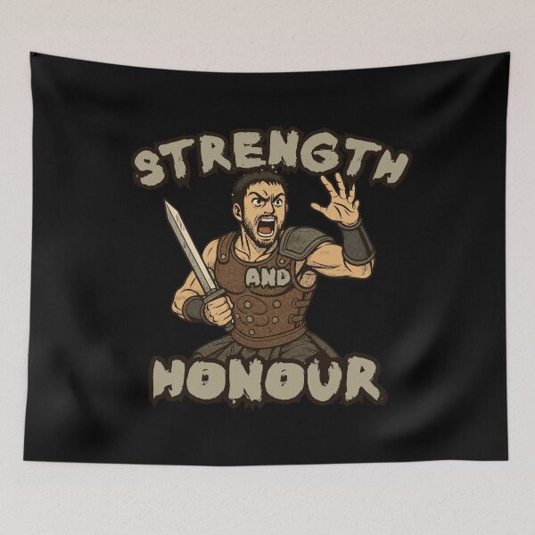 Item preview, Strength and Honour Gladiator Comic Style designed and sold by UNK-Fatigues.