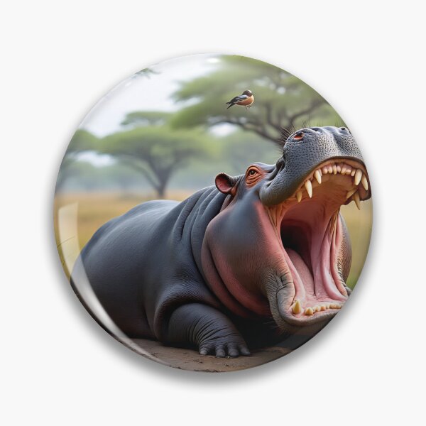 Item preview, Hippo  designed and sold by AwesomeDigiShop.