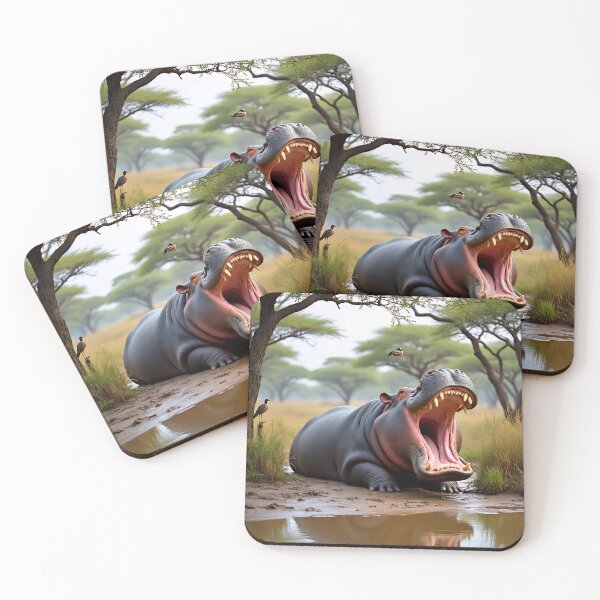 Item preview, Hippo  designed and sold by AwesomeDigiShop.