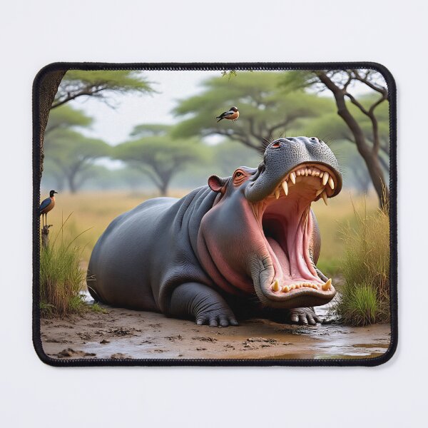 Item preview, Hippo  designed and sold by AwesomeDigiShop.
