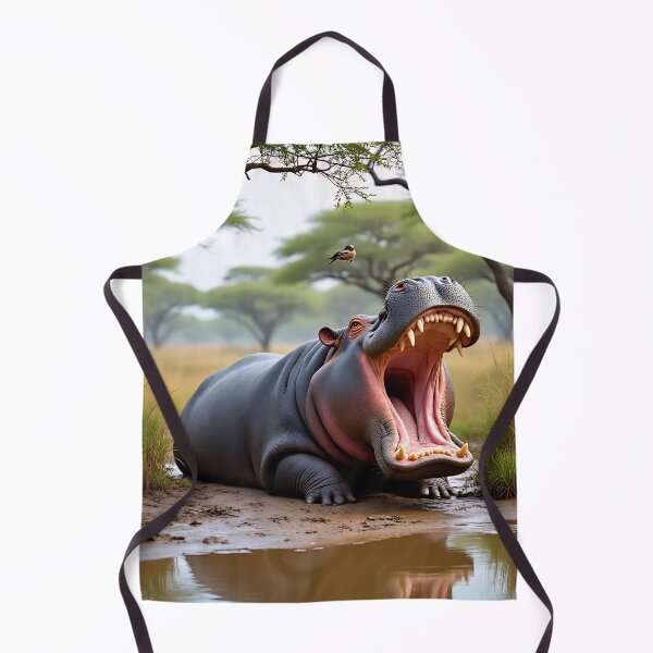 Item preview, Hippo designed and sold by AwesomeDigiShop.