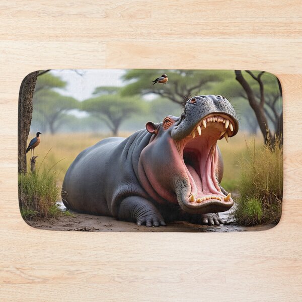 Item preview, Hippo  designed and sold by AwesomeDigiShop.