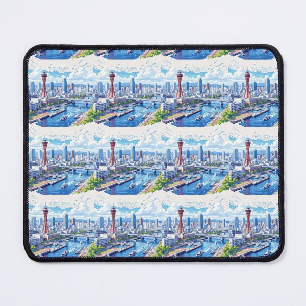 Item preview, Yokohama Port City 3D Sketch, designed and sold by PaintMeWorld.
