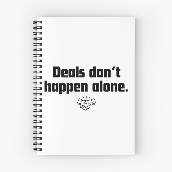 Item preview, Deals don't happen alone. designed and sold by Fiscal40.