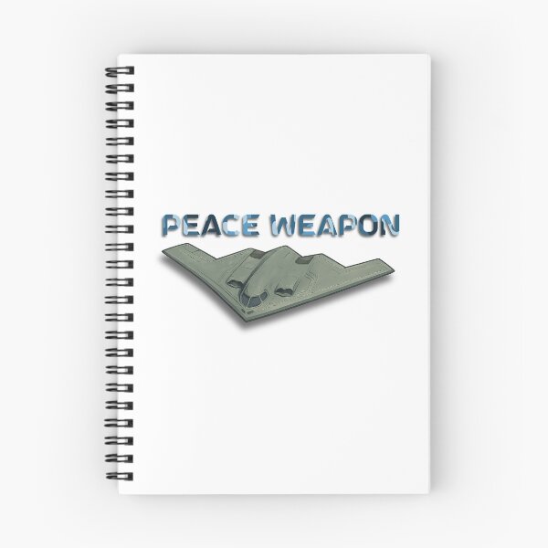 Item preview, B2 Bomber with "Peace Weapon" phrase – Futuristic Military Design designed and sold by VALQUIRIAMX.