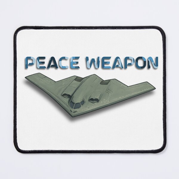 Item preview, B2 Bomber with "Peace Weapon" phrase – Futuristic Military Design designed and sold by VALQUIRIAMX.