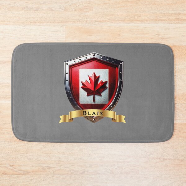 Item preview, Blais Family Canada Shield, Maple Leaf Heraldry Crest designed and sold by Highlandkings.