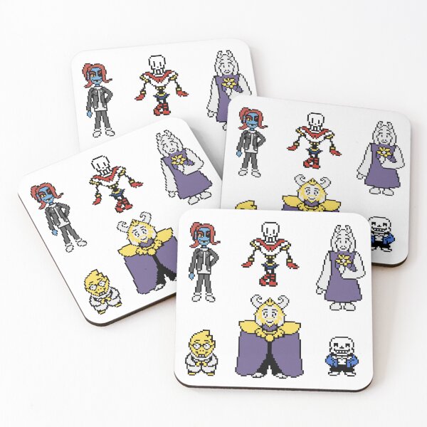 Item preview, Undertale Characters Pattern designed and sold by Mady33.