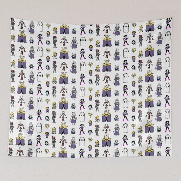 Item preview, Undertale Characters Pattern designed and sold by Mady33.