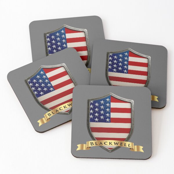 Item preview, Blackwell Family USA Shield, Stars & Stripes Heritage Emblem designed and sold by Highlandkings.