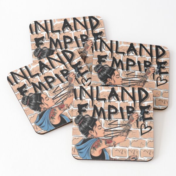 Item preview, Girl graffitied wall representing the Inland Empire  designed and sold by Black Sheep Studios .