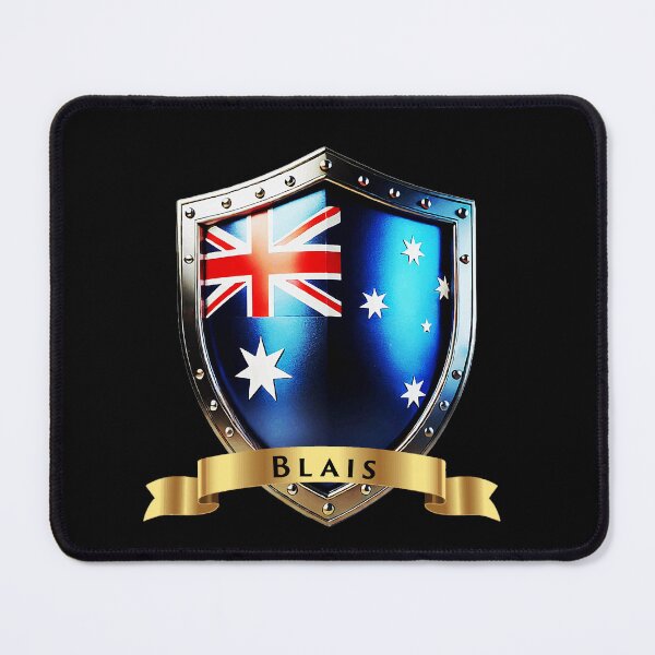 Item preview, Blais Family Australia Shield, Heritage Crest of Honour designed and sold by Highlandkings.