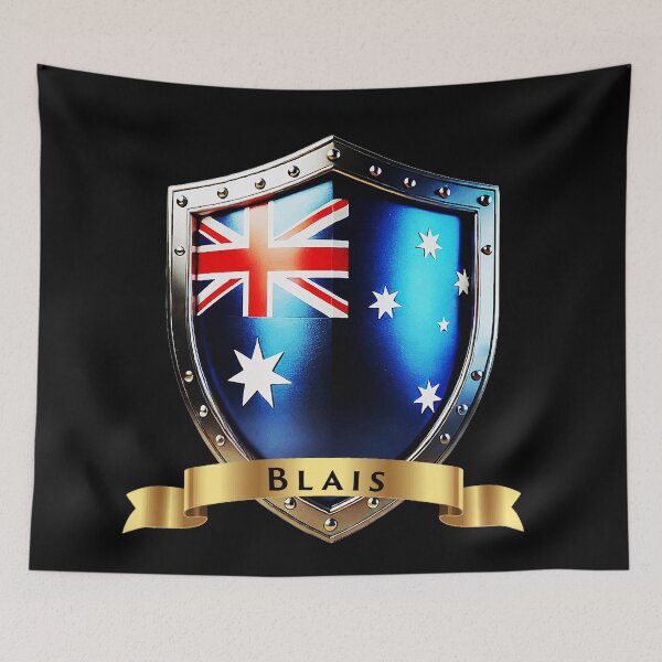 Item preview, Blais Family Australia Shield, Heritage Crest of Honour designed and sold by Highlandkings.