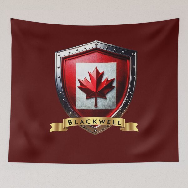 Item preview, Blackwell Family Canada Shield, Maple Leaf Legacy Crest designed and sold by Highlandkings.