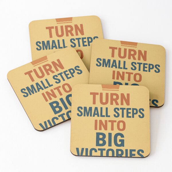 Item preview, Turn Small Steps Into Big Victories designed and sold by ETS-designs.