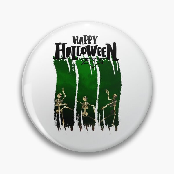 Item preview, Dancing Skeleton Trio in Haunted Green Glow designed and sold by MoodsDesigns.