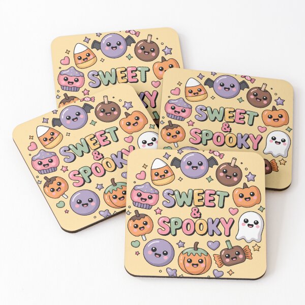 Item preview, Sweet & Spooky, Cute Kawaii Halloween Snacks designed and sold by EasyTees4u.