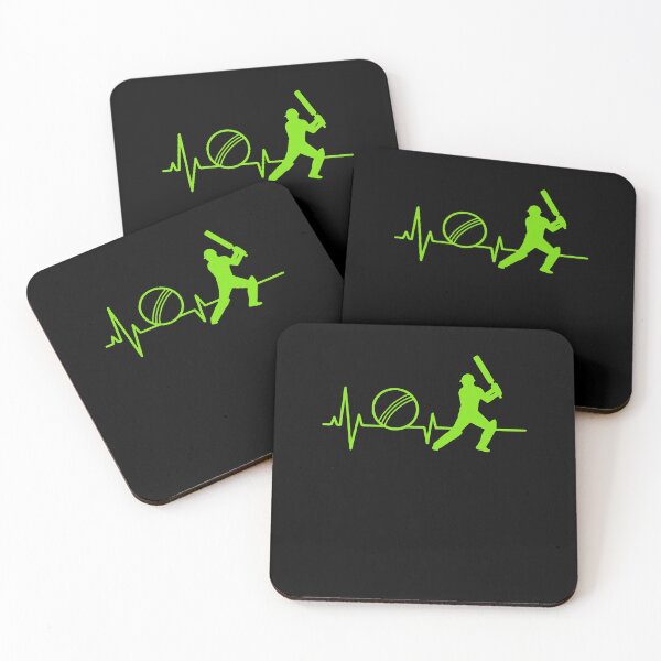 Item preview, Cricket Heartbeat Pulse Batsman Design – Cricket Player Fan Gift designed and sold by 519xdesign.
