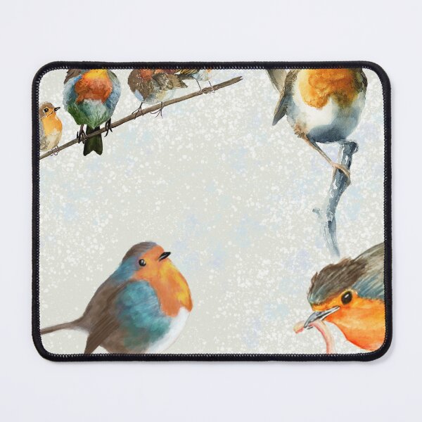 Item preview, Robins painted by 3 authors designed and sold by PumpkinStudioPL.