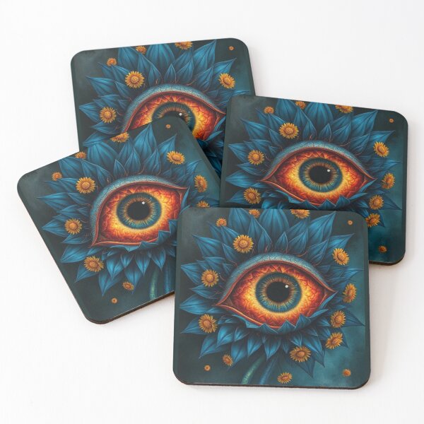 Item preview, "Floral Eye of Perception" designed and sold by Bohospiritart.