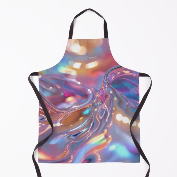 Item preview, Abstract in Multi-Colored Chrome Waves designed and sold by Harmonic_Layers.