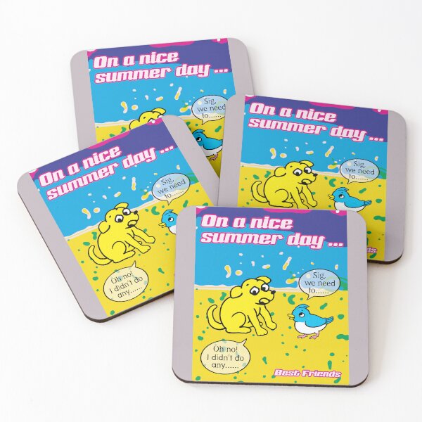 Item preview, Sig and His Best Friend are on a Beach designed and sold by cremedecolor.
