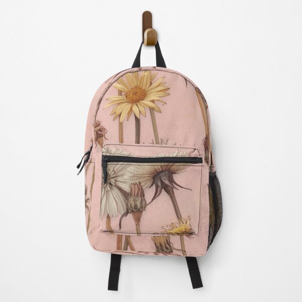 Item preview, Dried Daisy and Dandelion Pressing on Soft Pink designed and sold by Uniquely Yours.