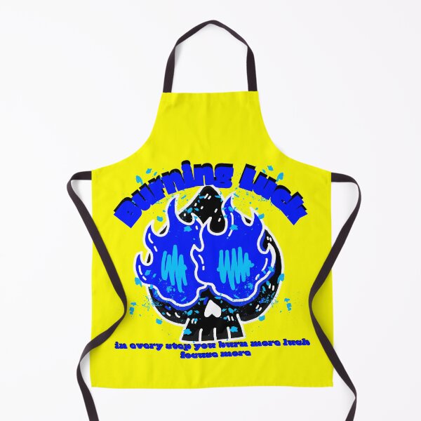 Item preview, Burning Luck – Blue Flame Skull Spade designed and sold by SKULLS4INT.