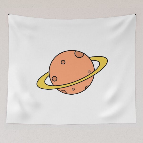 Item preview, Orange Ringed Planet designed and sold by socutelab.