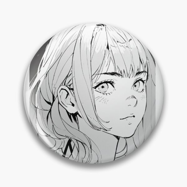 Item preview,   black and white anime/manga girl with  designed and sold by OniiShope.