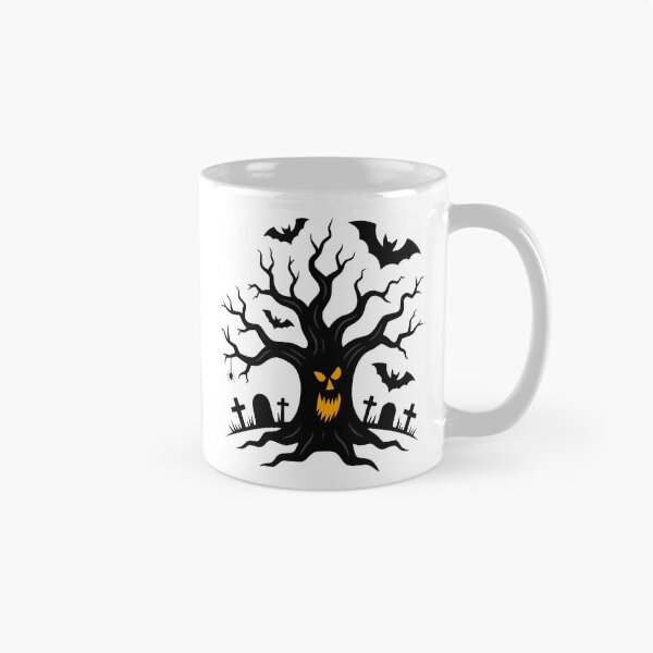 Item preview, Spooky Halloween Tree Sticker – Creepy Halloween Decoration Art designed and sold by Pixel & Ponder.