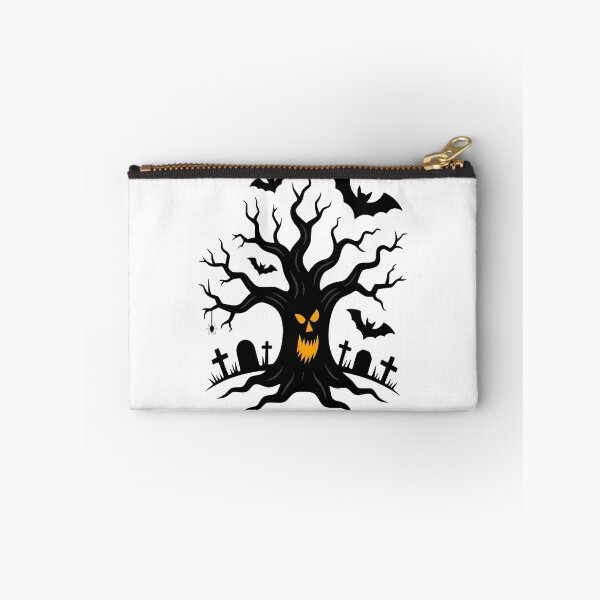 Item preview, Spooky Halloween Tree Sticker – Creepy Halloween Decoration Art designed and sold by Pixel & Ponder.