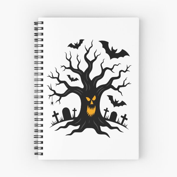 Item preview, Spooky Halloween Tree Sticker – Creepy Halloween Decoration Art designed and sold by Pixel & Ponder.