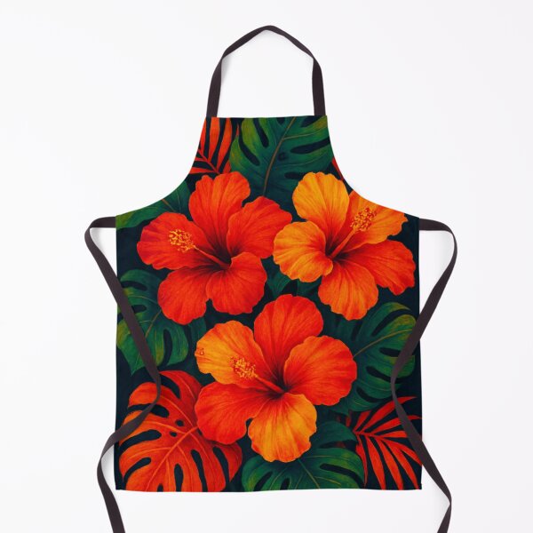Item preview, Tropical orange hibiscus flowers designed and sold by Kristylynn757.