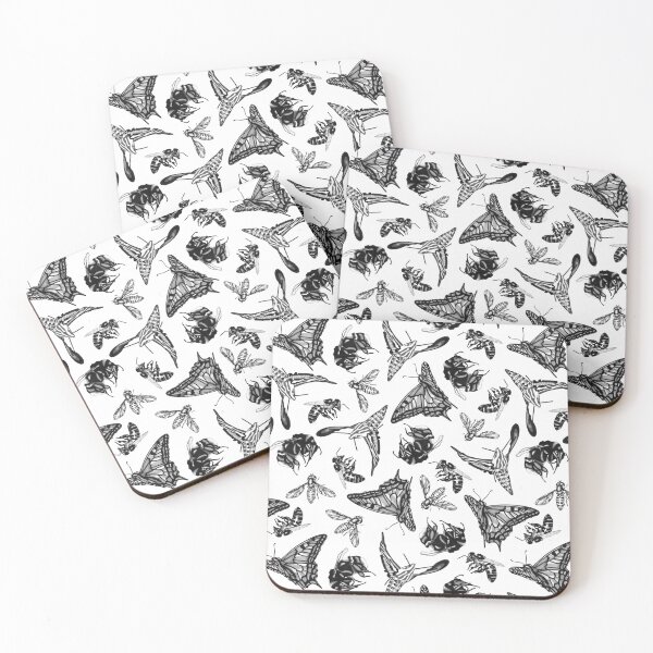Item preview, Buzzing Ballet Monochrome designed and sold by Kelsey Worth.