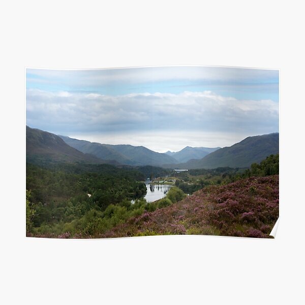 Look West from Loch Affric Poster